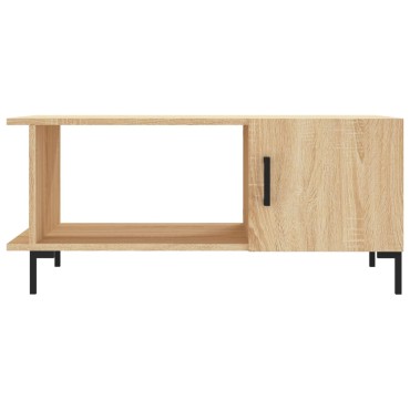 vidaXL Τραπεζάκι Σαλονιού Sonoma Δρυς 90x50x40cm Επεξεργασμένο Ξύλο 1 τεμ.