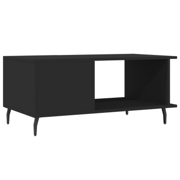 vidaXL Τραπεζάκι Σαλονιού Μαύρο 90x50x40cm Επεξεργασμένο Ξύλο 1 τεμ.