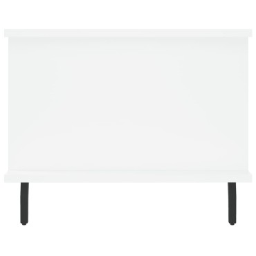 vidaXL Τραπεζάκι Σαλονιού Λευκό 90x50x40cm Επεξεργασμένο Ξύλο 1 τεμ.