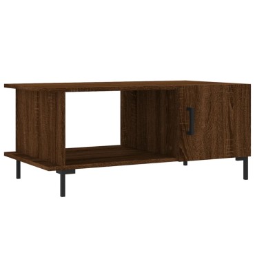 vidaXL Τραπεζάκι Σαλονιού Καφέ Δρυς 90x50x40cm Επεξεργασμένο Ξύλο 1 τεμ.