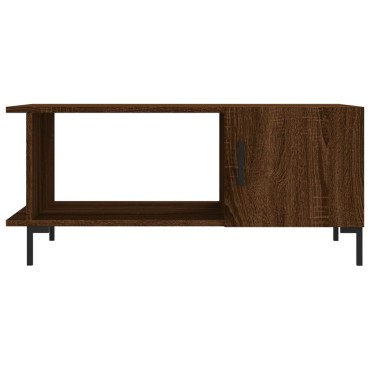 vidaXL Τραπεζάκι Σαλονιού Καφέ Δρυς 90x50x40cm Επεξεργασμένο Ξύλο 1 τεμ.