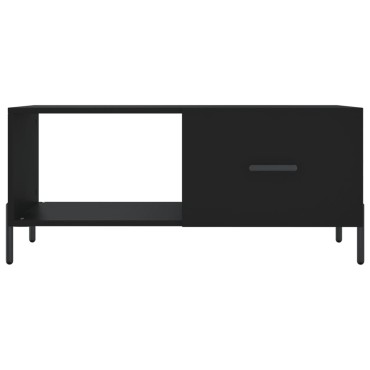 vidaXL Τραπεζάκι Σαλονιού Μαύρο 90x50x40cm Επεξεργασμένο Ξύλο 1 τεμ.