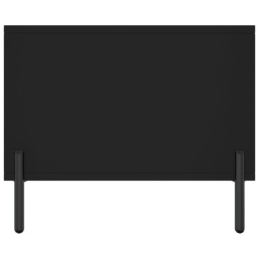 vidaXL Τραπεζάκι Σαλονιού Μαύρο 90x50x40cm Επεξεργασμένο Ξύλο 1 τεμ.