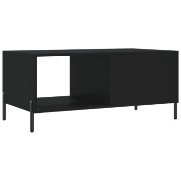 vidaXL Τραπεζάκι Σαλονιού Μαύρο 90x50x40cm Επεξεργασμένο Ξύλο 1 τεμ.