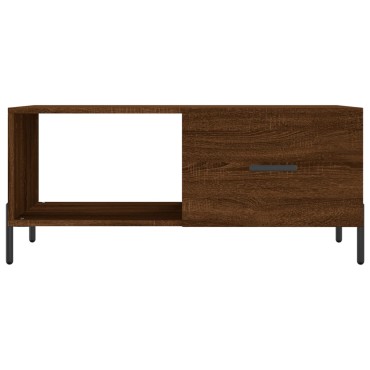 vidaXL Τραπεζάκι Σαλονιού Καφέ Δρυς 90x50x40cm Επεξεργασμένο Ξύλο 1 τεμ.
