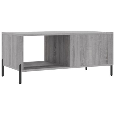 vidaXL Τραπεζάκι Σαλονιού Γκρι Sonoma 90x50x40cm Επεξεργασμένο Ξύλο 1 τεμ.