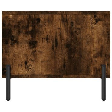 vidaXL Τραπεζάκι Σαλονιού Καπνιστή Δρυς 90x50x40cm Επεξεργασμ. Ξύλο 1 τεμ.