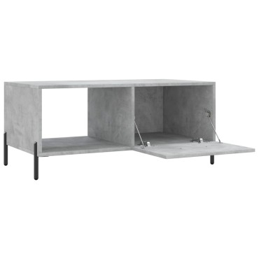 vidaXL Τραπεζάκι Σαλονιού Γκρι Σκυρ. 90x50x40cm Επεξεργασμένο Ξύλο 1 τεμ.