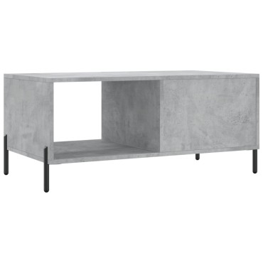 vidaXL Τραπεζάκι Σαλονιού Γκρι Σκυρ. 90x50x40cm Επεξεργασμένο Ξύλο 1 τεμ.