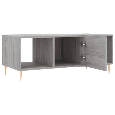 vidaXL Τραπεζάκι Σαλονιού Γκρι Sonoma 102x50x40cm Επεξεργασμένο Ξύλο 1 τεμ.