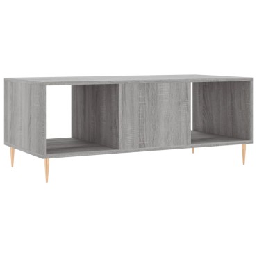 vidaXL Τραπεζάκι Σαλονιού Γκρι Sonoma 102x50x40cm Επεξεργασμένο Ξύλο 1 τεμ.