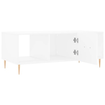 vidaXL Τραπεζάκι Σαλονιού Λευκό 102x50x40cm από Επεξεργασμένο Ξύλο 1 τεμ.