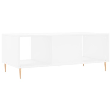 vidaXL Τραπεζάκι Σαλονιού Λευκό 102x50x40cm από Επεξεργασμένο Ξύλο 1 τεμ.