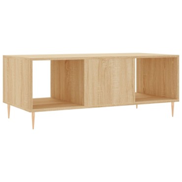 vidaXL Τραπεζάκι Σαλονιού Sonoma Δρυς 102x50x40cm από Επεξεργ. Ξύλο 1 τεμ.