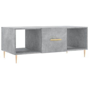 vidaXL Τραπεζάκι Σαλονιού Γκρι Σκυρ. 102x50x40cm Επεξεργασμένο Ξύλο 1 τεμ.