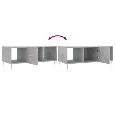 vidaXL Τραπεζάκι Σαλονιού Γκρι Σκυρ. 102x50x40cm Επεξεργασμένο Ξύλο 1 τεμ.