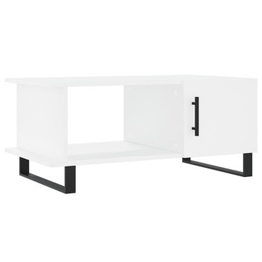 vidaXL Τραπεζάκι Σαλονιού Λευκό 90x50x40cm Επεξεργασμένο Ξύλο 1 τεμ.