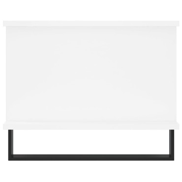 vidaXL Τραπεζάκι Σαλονιού Λευκό 90x50x40cm Επεξεργασμένο Ξύλο 1 τεμ.