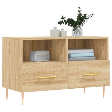 vidaXL Έπιπλο Τηλεόρασης Sonoma Δρυς 80x36x50cm Επεξεργασμένο Ξύλο