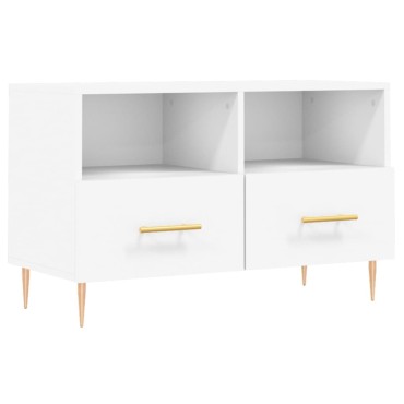 vidaXL Έπιπλο Τηλεόρασης Λευκό 80x36x50cm από Επεξεργασμένο Ξύλο
