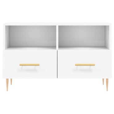 vidaXL Έπιπλο Τηλεόρασης Λευκό 80x36x50cm από Επεξεργασμένο Ξύλο