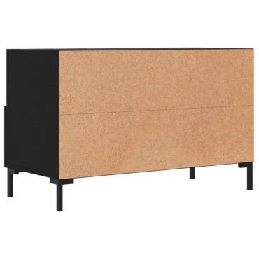 vidaXL Έπιπλο Τηλεόρασης Μαύρο 80x36x50cm από Επεξεργασμένο Ξύλο