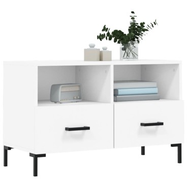 vidaXL Έπιπλο Τηλεόρασης Λευκό 80x36x50cm από Επεξεργασμένο Ξύλο