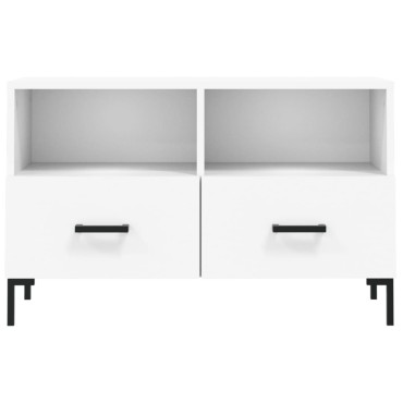 vidaXL Έπιπλο Τηλεόρασης Λευκό 80x36x50cm από Επεξεργασμένο Ξύλο
