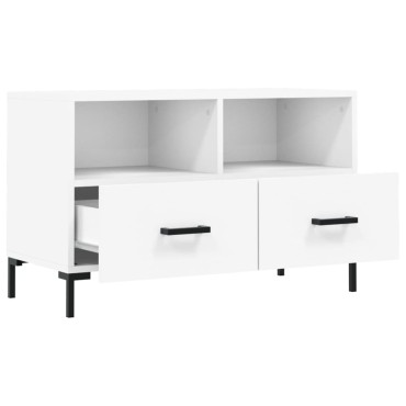 vidaXL Έπιπλο Τηλεόρασης Λευκό 80x36x50cm από Επεξεργασμένο Ξύλο