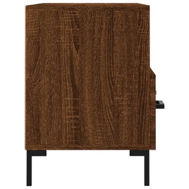 vidaXL Έπιπλο Τηλεόρασης Καφέ Δρυς 80x36x50cm Επεξ. Ξύλο