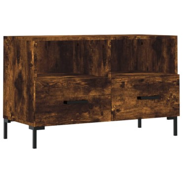 vidaXL Έπιπλο Τηλεόρασης Καπνιστή Δρυς 80x36x50cm Επεξ. Ξύλο
