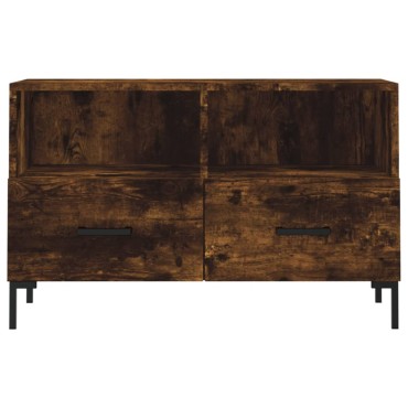 vidaXL Έπιπλο Τηλεόρασης Καπνιστή Δρυς 80x36x50cm Επεξ. Ξύλο