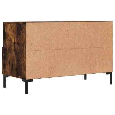 vidaXL Έπιπλο Τηλεόρασης Καπνιστή Δρυς 80x36x50cm Επεξ. Ξύλο