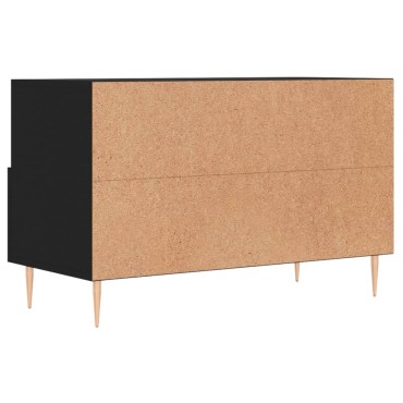 vidaXL Έπιπλο Τηλεόρασης Μαύρο 80x36x50cm από Επεξεργασμένο Ξύλο
