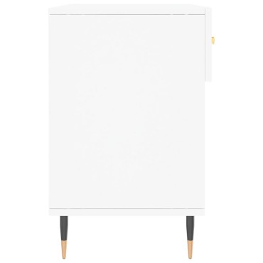 vidaXL Παπουτσοθήκη Λευκή 102x35x55cm από Επεξεργασμένο Ξύλο