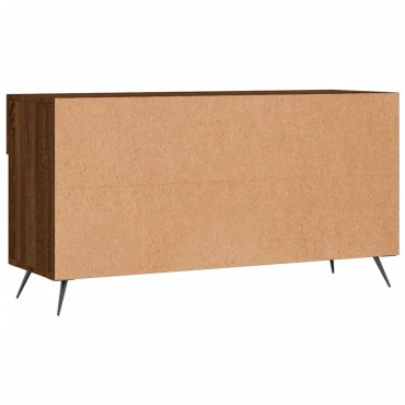 vidaXL Παπουτσοθήκη Καφέ Δρυς 102x35x55cm από Επεξεργασμένο Ξύλο