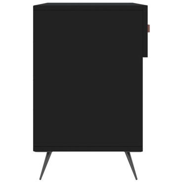vidaXL Παπουτσοθήκη Μαύρη 102x35x55cm από Επεξεργασμένο Ξύλο
