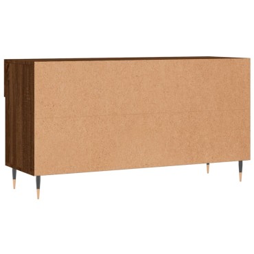 vidaXL Παπουτσοθήκη Καφέ Δρυς 102x35x55cm από Επεξεργασμένο Ξύλο
