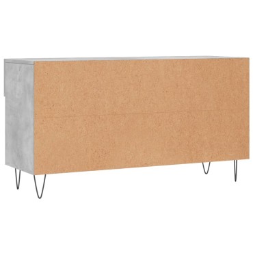 vidaXL Παπουτσοθήκη Γκρι Σκυρ. 102x35x55cm από Επεξεργασμένο Ξύλο