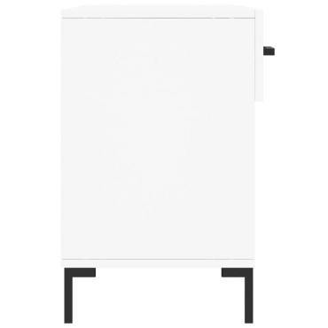 vidaXL Παπουτσοθήκη Λευκή 102x35x55cm από Επεξεργασμένο Ξύλο