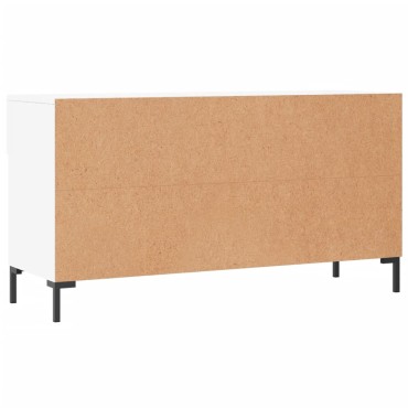 vidaXL Παπουτσοθήκη Λευκή 102x35x55cm από Επεξεργασμένο Ξύλο