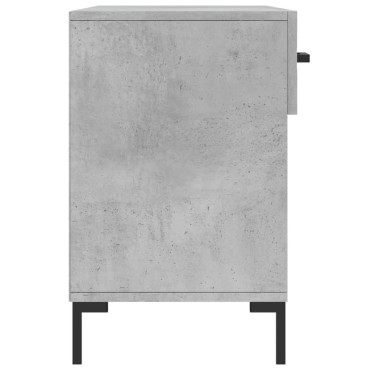 vidaXL Παπουτσοθήκη Γκρι Σκυρ. 102x35x55cm από Επεξεργασμένο Ξύλο