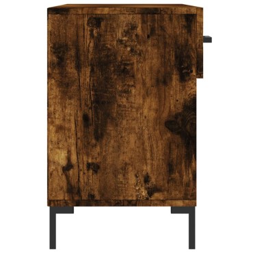 vidaXL Παπουτσοθήκη Καπνιστή Δρυς 102x35x55cm από Επεξεργασμένο Ξύλο