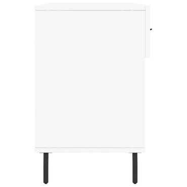 vidaXL Παπουτσοθήκη Λευκή 102x35x55cm από Επεξεργασμένο Ξύλο