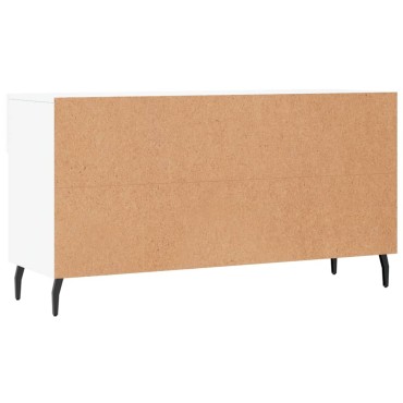 vidaXL Παπουτσοθήκη Λευκή 102x35x55cm από Επεξεργασμένο Ξύλο