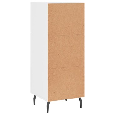 vidaXL Ντουλάπι Γυαλιστερό Λευκό 34,5x34x90cm Επεξεργασμένο Ξύλο 1 τεμ.