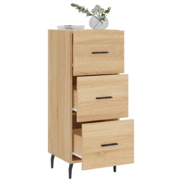 vidaXL Ντουλάπι Sonoma Δρυς 34,5x34x90cm από Επεξεργασμένο Ξύλο 1 τεμ.