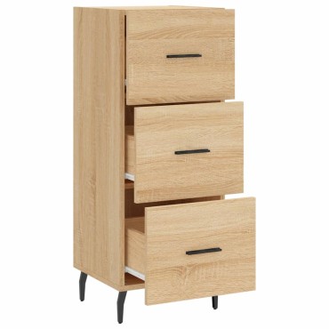 vidaXL Ντουλάπι Sonoma Δρυς 34,5x34x90cm από Επεξεργασμένο Ξύλο 1 τεμ.