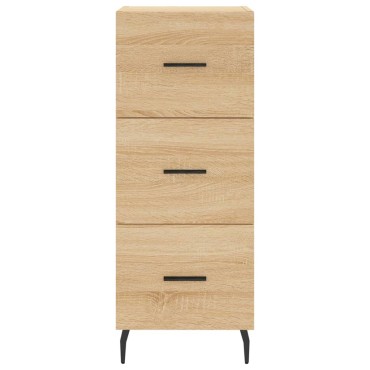 vidaXL Ντουλάπι Sonoma Δρυς 34,5x34x90cm από Επεξεργασμένο Ξύλο 1 τεμ.