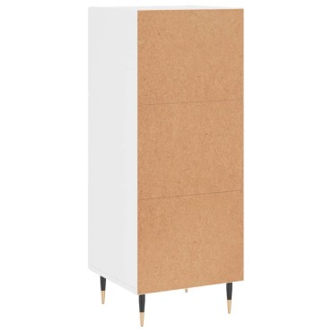vidaXL Ντουλάπι Γυαλιστερό Λευκό 34,5x34x90cm Επεξεργασμένο Ξύλο 1 τεμ.